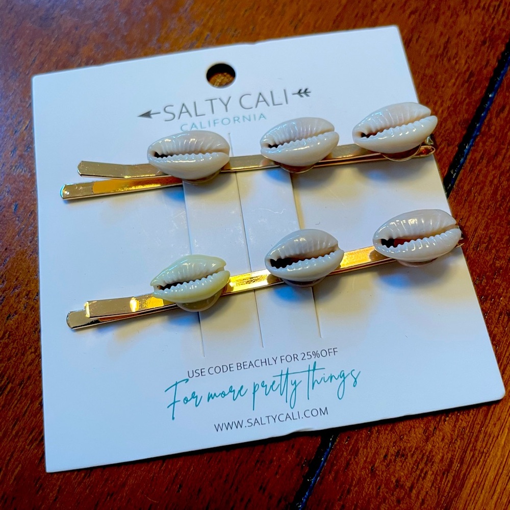 Seashell Bobby Pins